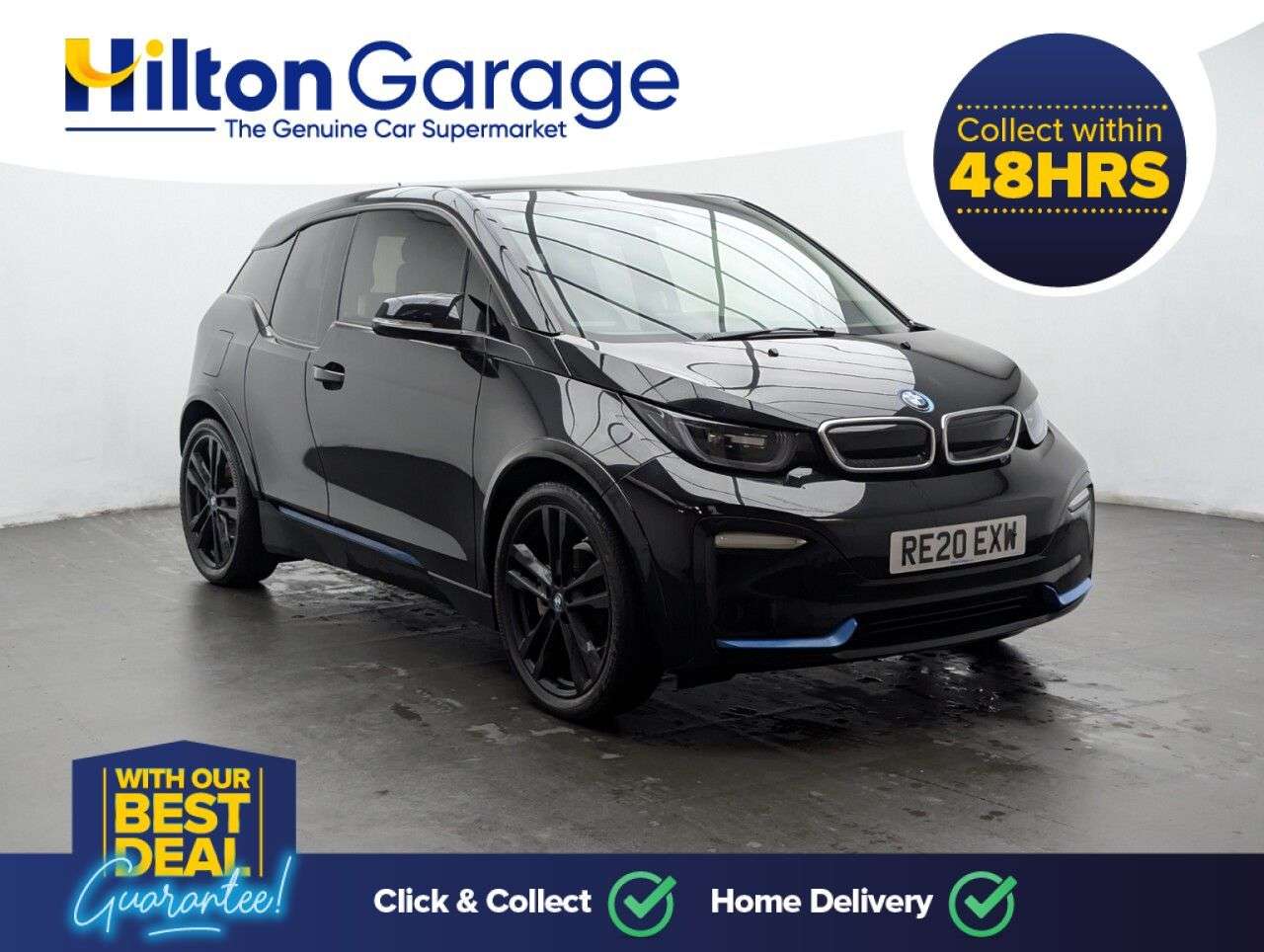 A 2020 BMW I3 42.2kWh S Hatchback 5dr Electric Auto (184 ps) BLUETOOTH+HEATED FRONT SEATS A 2020 BMW I3 42.2kWh S Hatchback 5dr Electric Auto (184 ps) BLUETOOTH+HEATED FRONT SEATS