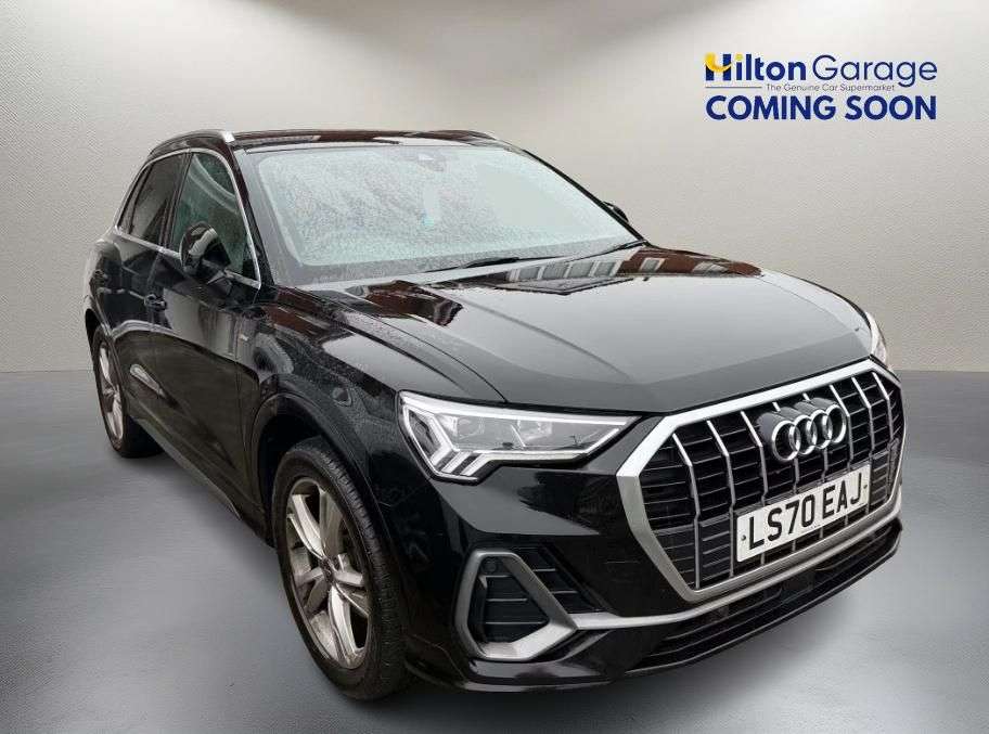 A 2020 AUDI Q3 1.5 TFSI CoD 35 S line SUV 5dr Petrol Manual Euro 6 (s/s) (150 ps) APPLE CA A 2020 AUDI Q3 1.5 TFSI CoD 35 S line SUV 5dr Petrol Manual Euro 6 (s/s) (150 ps) APPLE CA