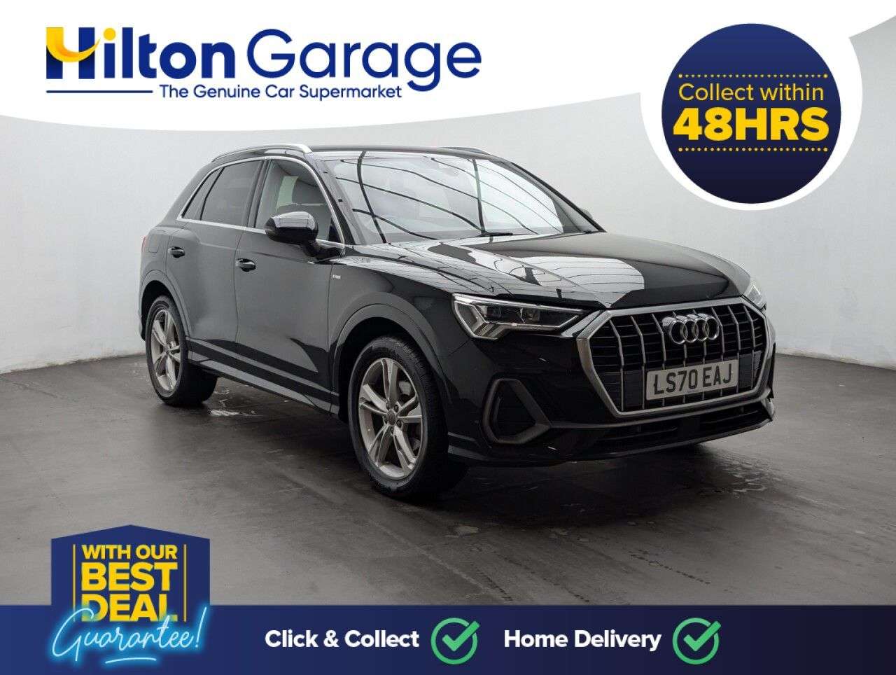 A 2020 AUDI Q3 1.5 TFSI CoD 35 S line SUV 5dr Petrol Manual Euro 6 (s/s) (150 ps) APPLE CA A 2020 AUDI Q3 1.5 TFSI CoD 35 S line SUV 5dr Petrol Manual Euro 6 (s/s) (150 ps) APPLE CA
