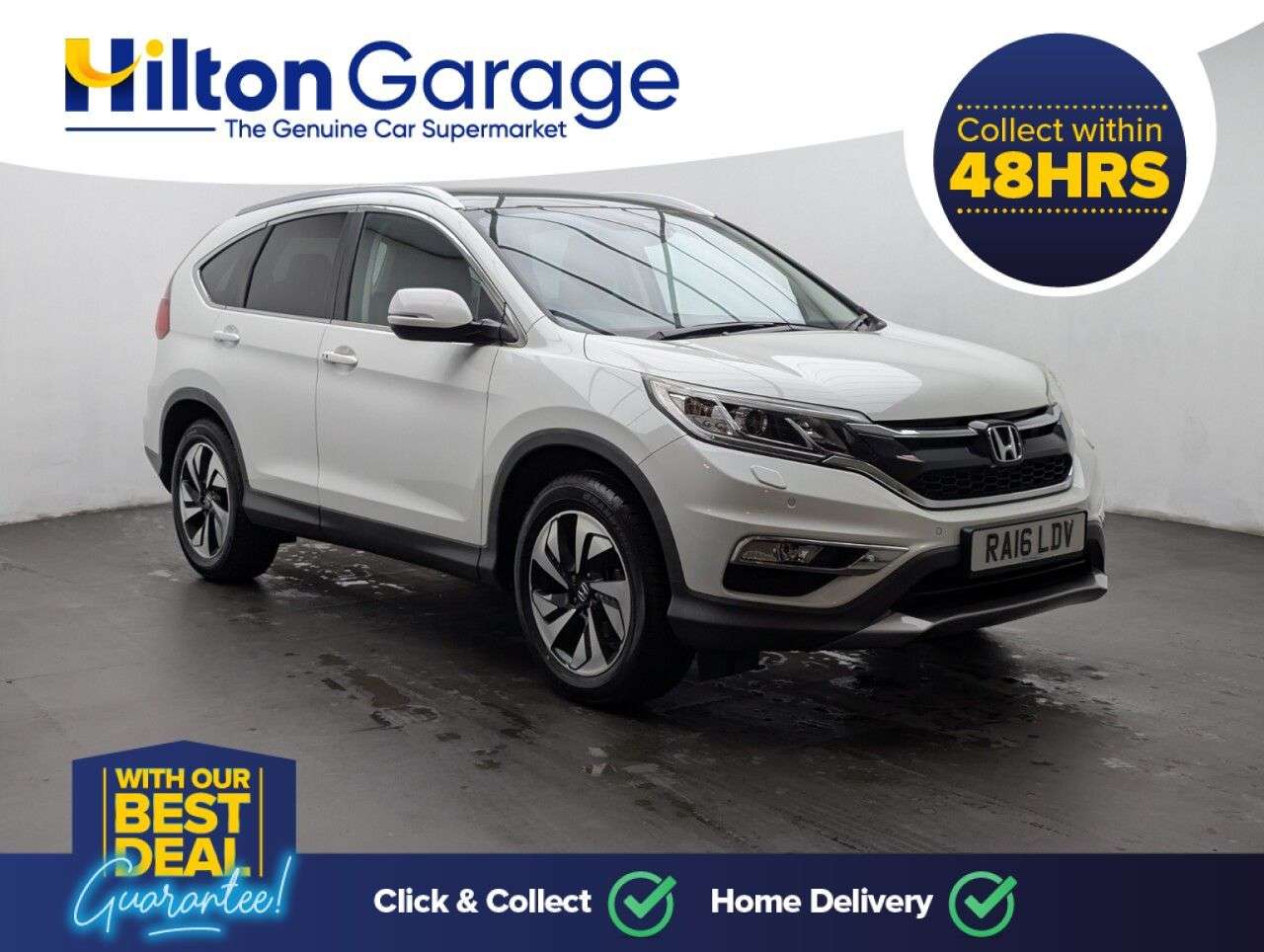 A 2016 HONDA CR-V 2.0 i-VTEC EX SUV 5dr Petrol Manual 4WD Euro 6 (s/s) (155 ps) BLUETOOTH+REA A 2016 HONDA CR-V 2.0 i-VTEC EX SUV 5dr Petrol Manual 4WD Euro 6 (s/s) (155 ps) BLUETOOTH+REA