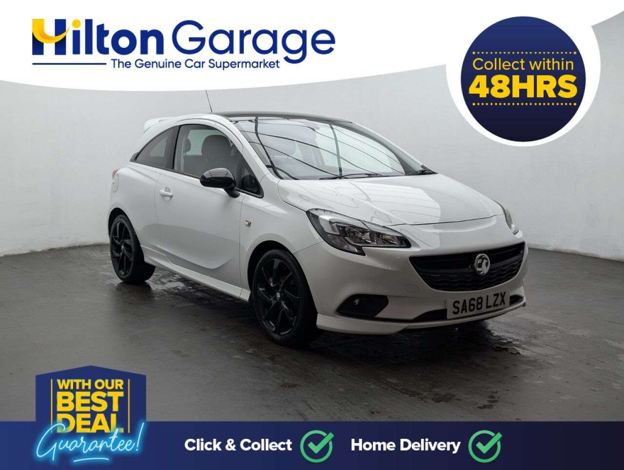 A 2018 VAUXHALL CORSA 1.4i ecoTEC SRi VX Line Nav Black Hatchback 3dr Petrol Manual Euro 6 (90 ps A 2018 VAUXHALL CORSA 1.4i ecoTEC SRi VX Line Nav Black Hatchback 3dr Petrol Manual Euro 6 (90 ps