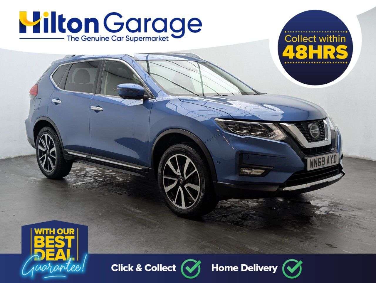 A 2019 NISSAN X-TRAIL 1.3 DIG-T Tekna SUV 5dr Petrol DCT Auto Euro 6 (s/s) (160 ps) NAVIGATION+PA A 2019 NISSAN X-TRAIL 1.3 DIG-T Tekna SUV 5dr Petrol DCT Auto Euro 6 (s/s) (160 ps) NAVIGATION+PA