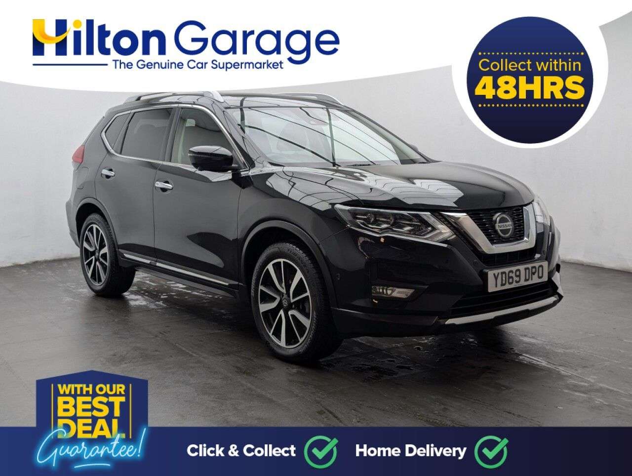 A 2019 NISSAN X-TRAIL 1.7 dCi Tekna SUV 5dr Diesel Manual 4WD Euro 6 (s/s) (150 ps) BLUETOOTH+SUN A 2019 NISSAN X-TRAIL 1.7 dCi Tekna SUV 5dr Diesel Manual 4WD Euro 6 (s/s) (150 ps) BLUETOOTH+SUN