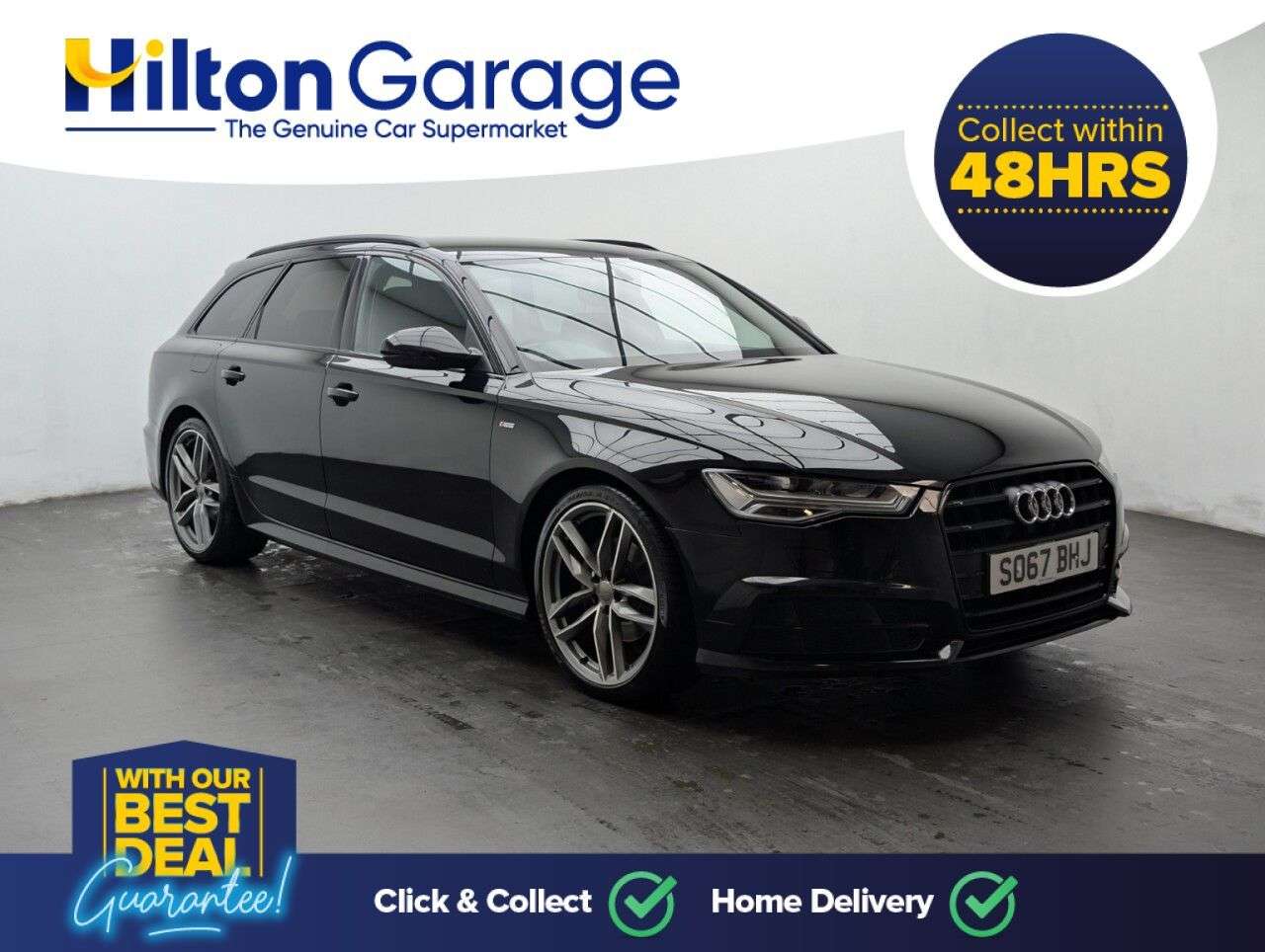 A 2017 AUDI A6 AVANT 2.0 TDI ultra Black Edition Estate 5dr Diesel Manual Euro 6 (s/s) (190 ps) A 2017 AUDI A6 AVANT 2.0 TDI ultra Black Edition Estate 5dr Diesel Manual Euro 6 (s/s) (190 ps)