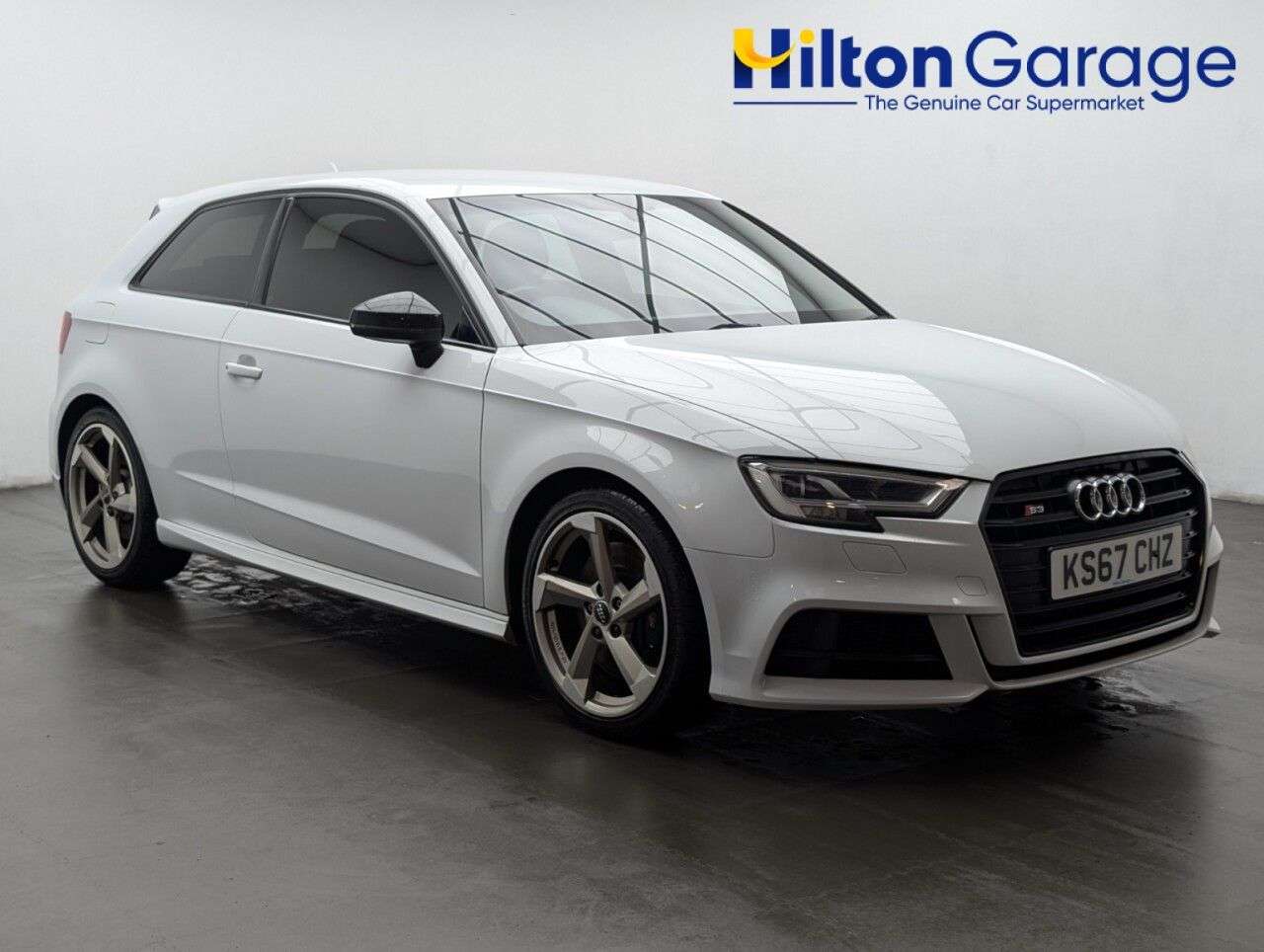 A 2018 AUDI S3 2.0 TFSI Black Edition Hatchback 3dr Petrol S Tronic quattro Euro 6 (s/s) ( A 2018 AUDI S3 2.0 TFSI Black Edition Hatchback 3dr Petrol S Tronic quattro Euro 6 (s/s) (