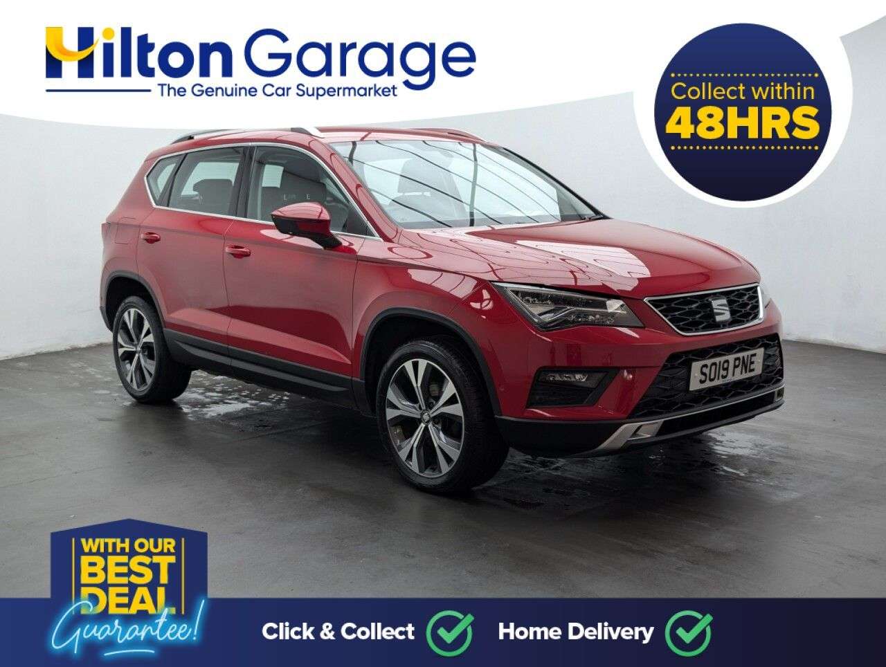 A 2019 SEAT ATECA 1.6 TDI SE Technology SUV 5dr Diesel Manual Euro 6 (s/s) (115 ps) A 2019 SEAT ATECA 1.6 TDI SE Technology SUV 5dr Diesel Manual Euro 6 (s/s) (115 ps)