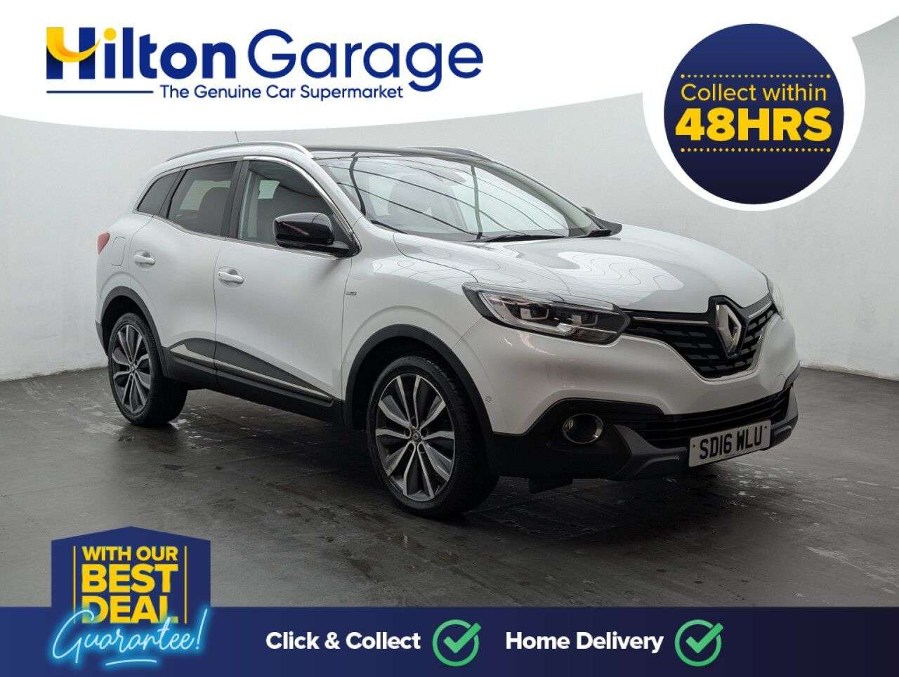 A 2016 RENAULT KADJAR 1.5 dCi Signature Nav SUV 5dr Diesel EDC Euro 6 (s/s) (110 ps) A 2016 RENAULT KADJAR 1.5 dCi Signature Nav SUV 5dr Diesel EDC Euro 6 (s/s) (110 ps)