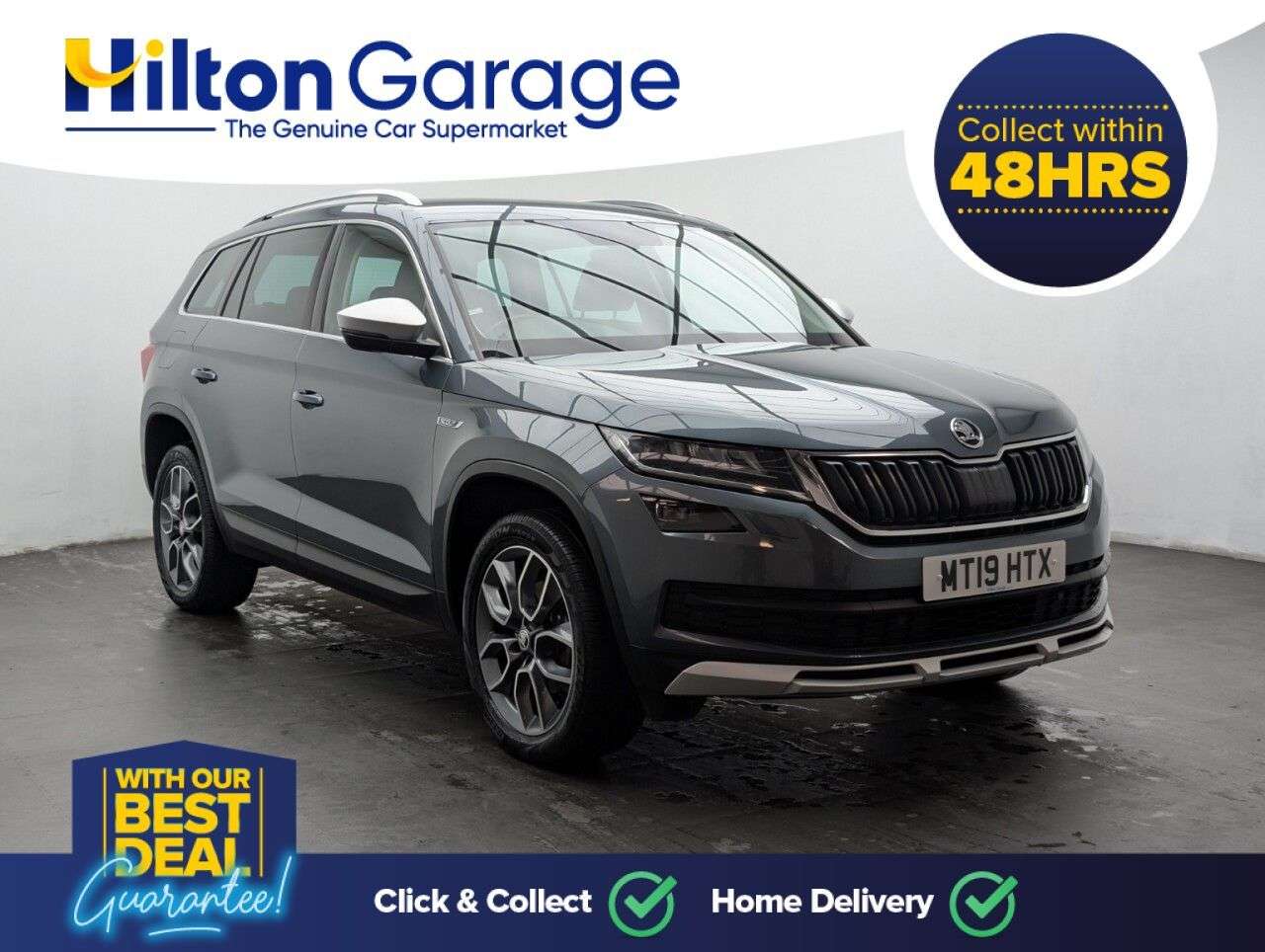 A 2019 SKODA KODIAQ 2.0 TDI Scout SUV 5dr Diesel DSG 4WD Euro 6 (s/s) (7 Seat) (150 ps) A 2019 SKODA KODIAQ 2.0 TDI Scout SUV 5dr Diesel DSG 4WD Euro 6 (s/s) (7 Seat) (150 ps)