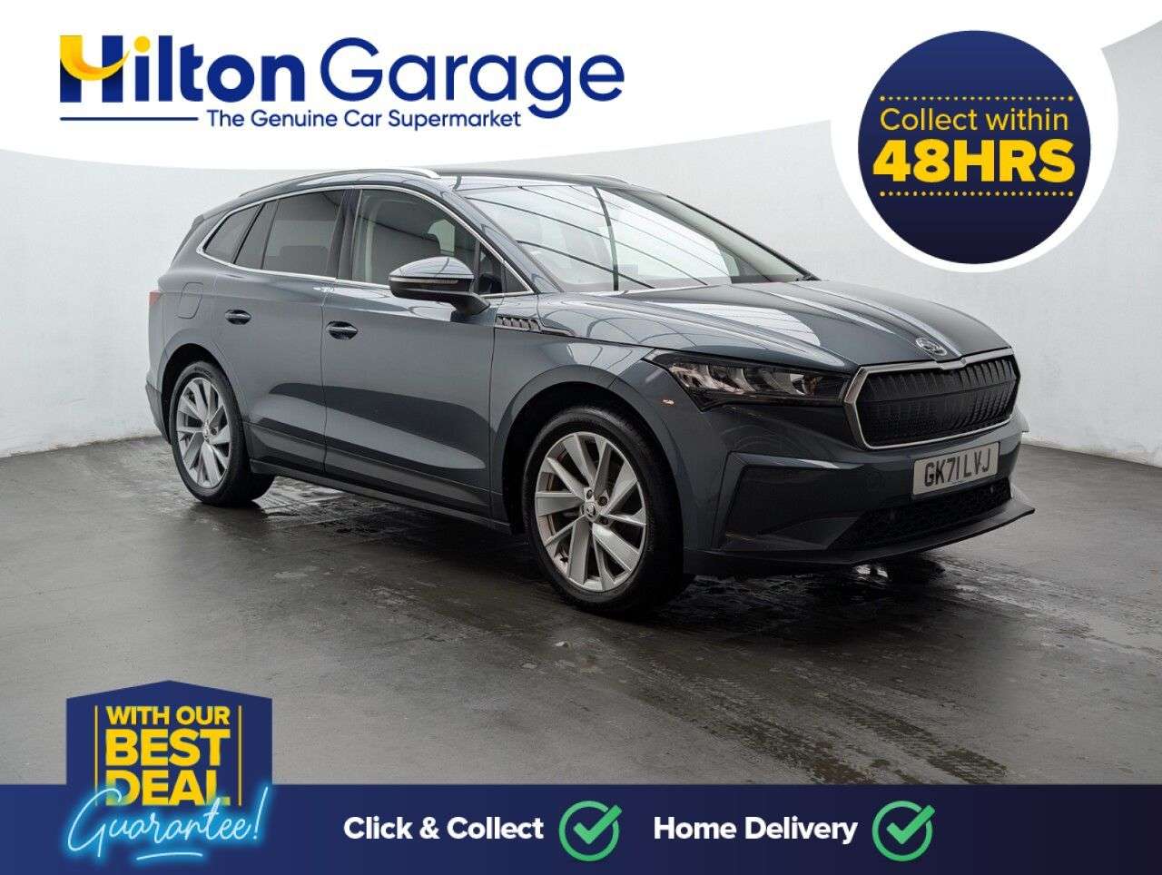 A 2022 SKODA ENYAQ 62kWh 60 SUV 5dr Electric Auto (179 ps) 13IN TOUCHSCREEN +HEATED DOOR MIRRS A 2022 SKODA ENYAQ 62kWh 60 SUV 5dr Electric Auto (179 ps) 13IN TOUCHSCREEN +HEATED DOOR MIRRS