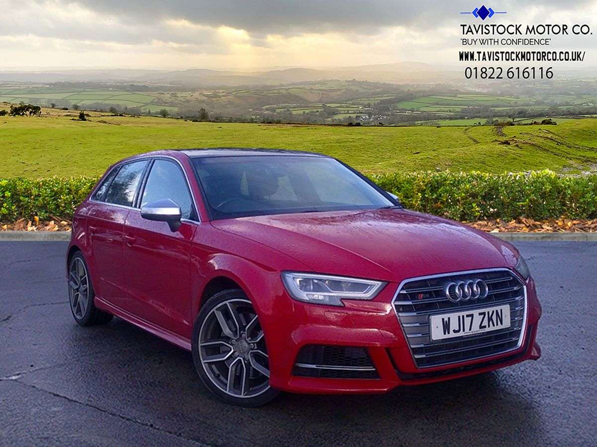 A 2017 AUDI S3 2.0 TFSI Sportback 5dr Petrol Manual quattro Euro 6 (s/s) (310 ps) 7 SERVIC A 2017 AUDI S3 2.0 TFSI Sportback 5dr Petrol Manual quattro Euro 6 (s/s) (310 ps) 7 SERVIC