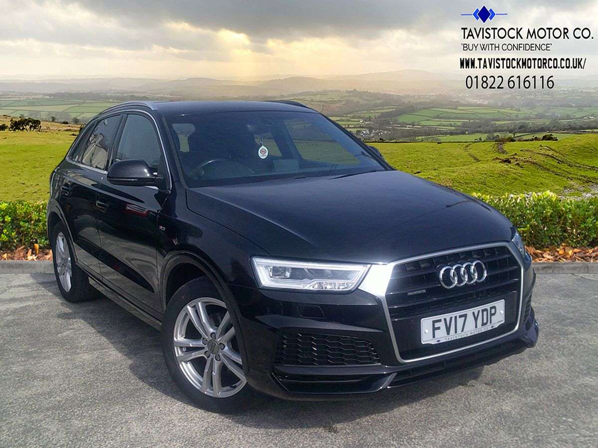 A 2017 AUDI Q3 2.0 TDI S line Edition SUV 5dr Diesel S Tronic quattro Euro 6 (s/s) (150 ps A 2017 AUDI Q3 2.0 TDI S line Edition SUV 5dr Diesel S Tronic quattro Euro 6 (s/s) (150 ps