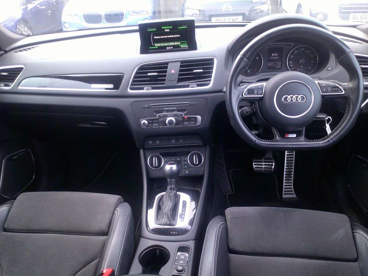 A 2017 AUDI Q3 2.0 TFSI Black Edition SUV 5dr Petrol S Tronic quattro Euro 6 (s/s) (180 ps A 2017 AUDI Q3 2.0 TFSI Black Edition SUV 5dr Petrol S Tronic quattro Euro 6 (s/s) (180 ps
