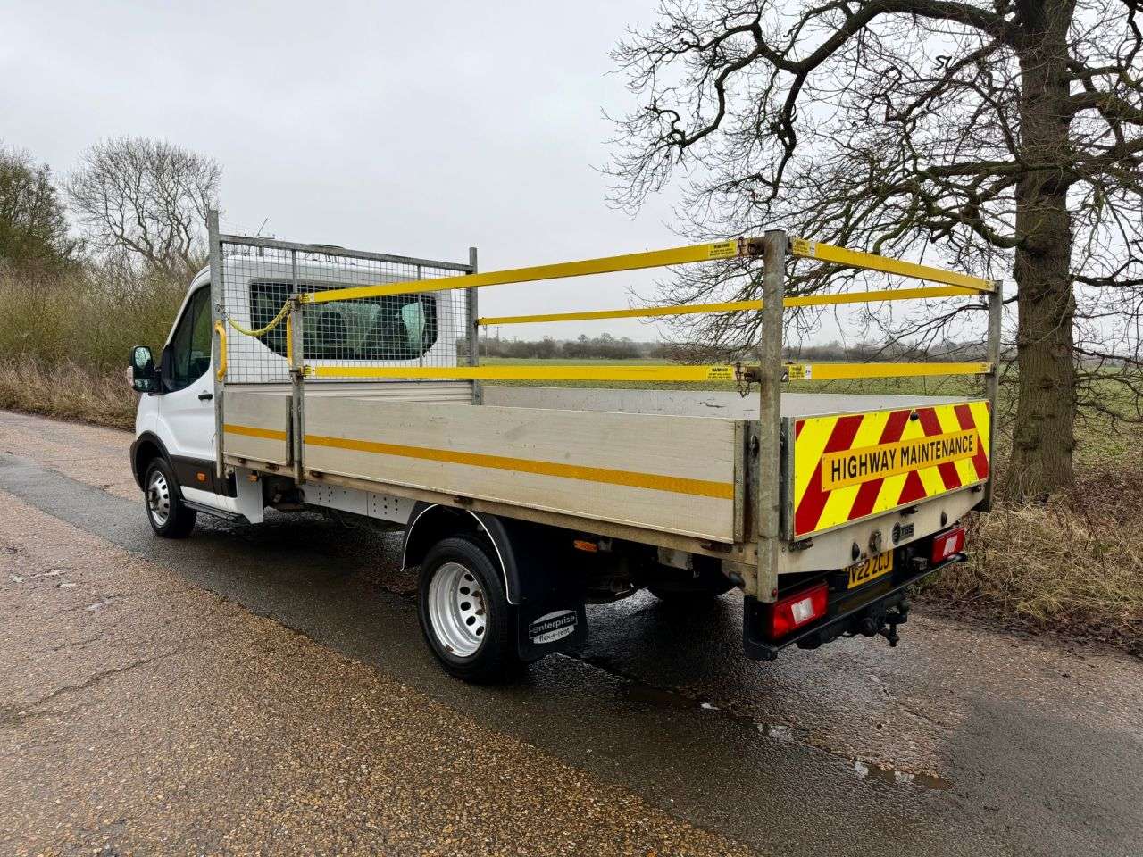 A 2022 FORD TRANSIT Dropside L4 2.0 350 EcoBlue HD Leader RWD L4 Euro 6 130BHP * TWIN REAR WHEE A 2022 FORD TRANSIT Dropside L4 2.0 350 EcoBlue HD Leader RWD L4 Euro 6 130BHP * TWIN REAR WHEE