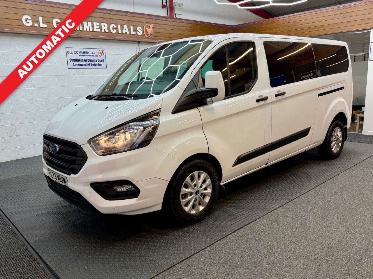 A 2023 FORD TRANSIT CUSTOM Automatic 2.0 320 EcoBlue Trend Minibus Auto L2 H1 * AUTOMATIC * 1 OWNER | A 2023 FORD TRANSIT CUSTOM Automatic 2.0 320 EcoBlue Trend Minibus Auto L2 H1 * AUTOMATIC * 1 OWNER |
