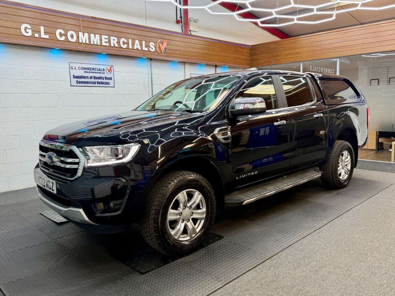 A 2022 FORD RANGER 2.0 EcoBlue Limited Pickup Double Cab Auto 4WD Euro 6 * 53,576 AUTOMATIC * A 2022 FORD RANGER 2.0 EcoBlue Limited Pickup Double Cab Auto 4WD Euro 6 * 53,576 AUTOMATIC *