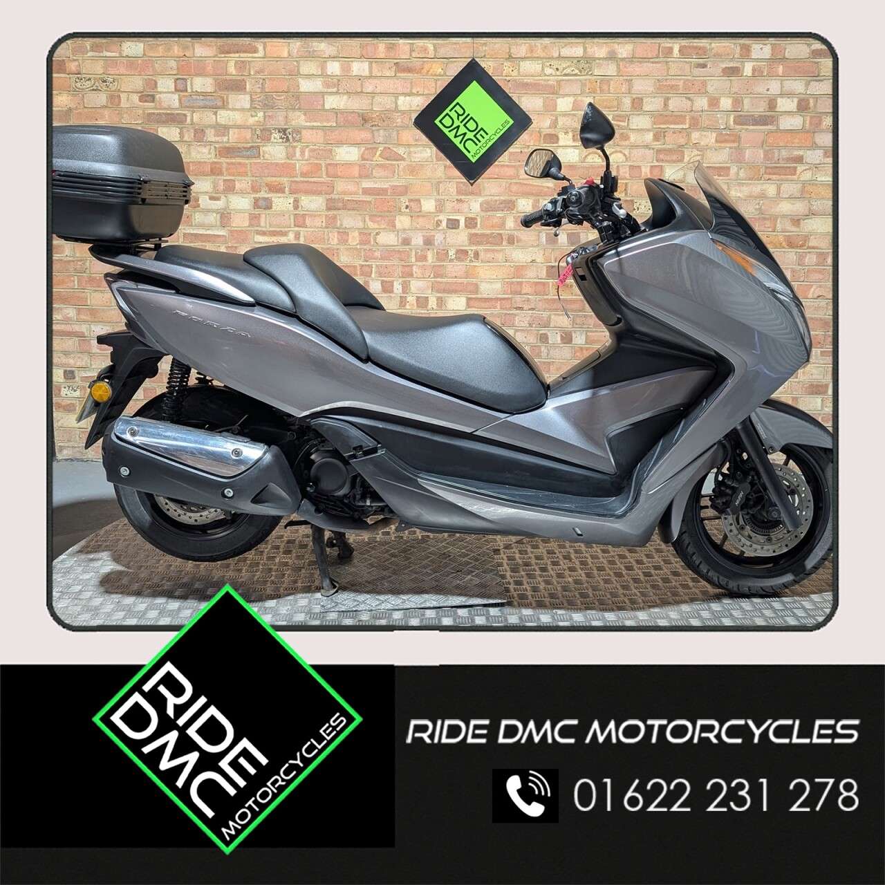 A 2016 HONDA FORZA 300 AUTOMATIC - ULEZ COMLIANT - TOP BOX - TIDY BIKE. GREAT RUNNER AND RIDER A 2016 HONDA FORZA 300 AUTOMATIC - ULEZ COMLIANT - TOP BOX - TIDY BIKE. GREAT RUNNER AND RIDER