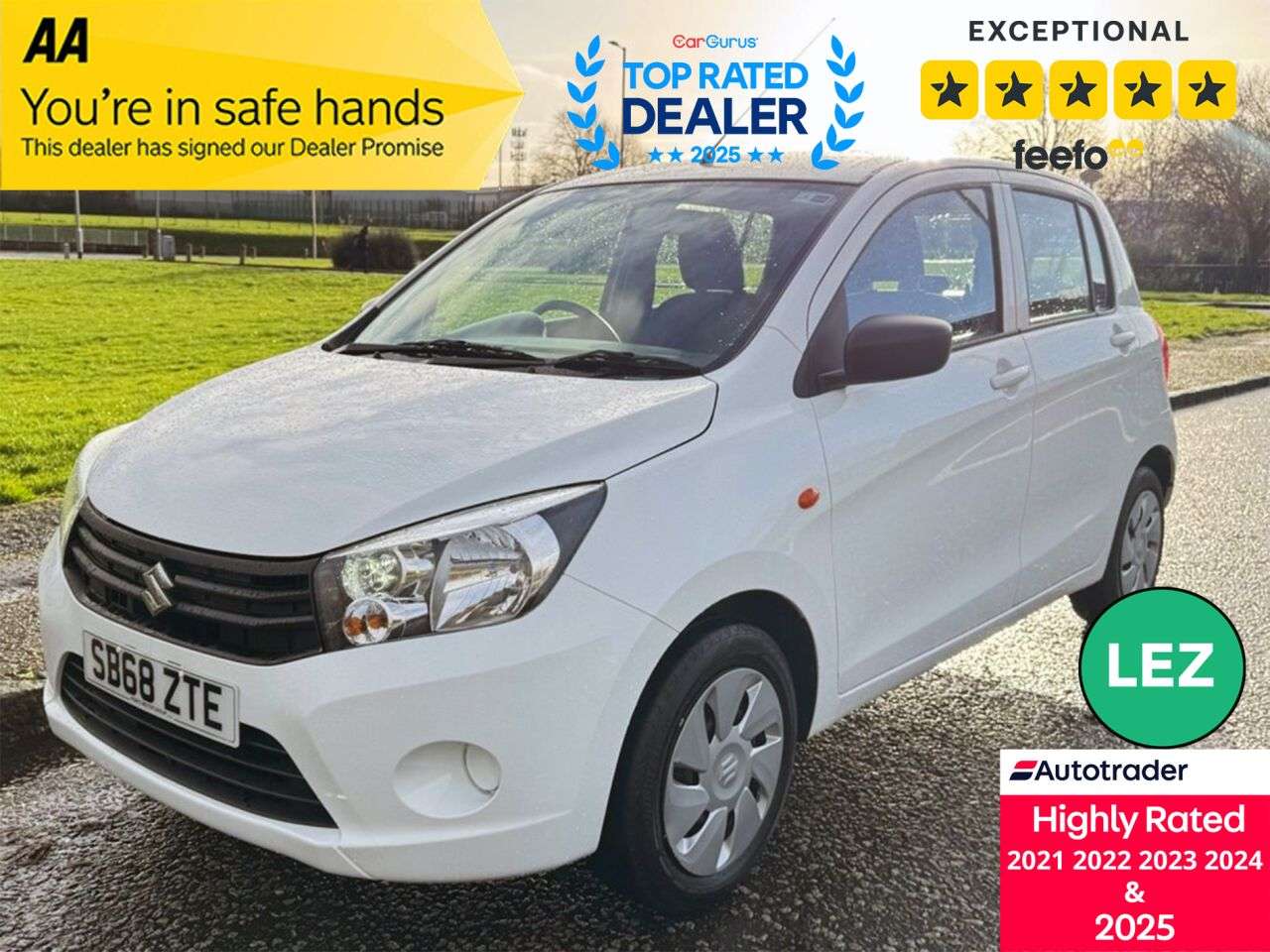A 2018 SUZUKI CELERIO 1.0 Dualjet SZ2 Hatchback 5dr Petrol Manual Euro 6 (s/s) (68 ps) Part Excha A 2018 SUZUKI CELERIO 1.0 Dualjet SZ2 Hatchback 5dr Petrol Manual Euro 6 (s/s) (68 ps) Part Excha