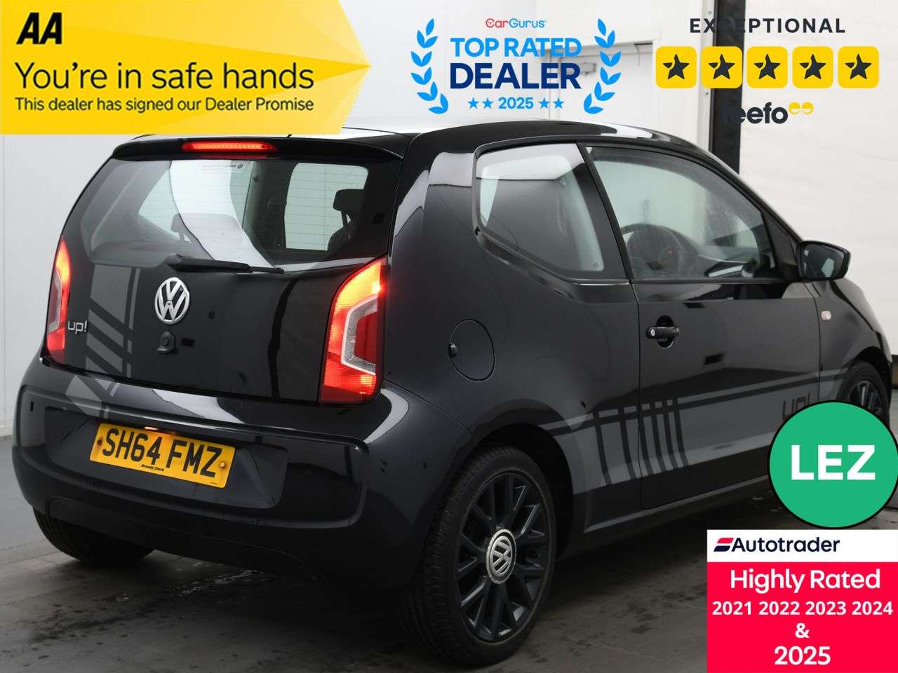 A 2014 VOLKSWAGEN UP! 1.0 Rock up! Hatchback 3dr Petrol Manual Euro 5 (75 ps) Part Exchange Welco A 2014 VOLKSWAGEN UP! 1.0 Rock up! Hatchback 3dr Petrol Manual Euro 5 (75 ps) Part Exchange Welco