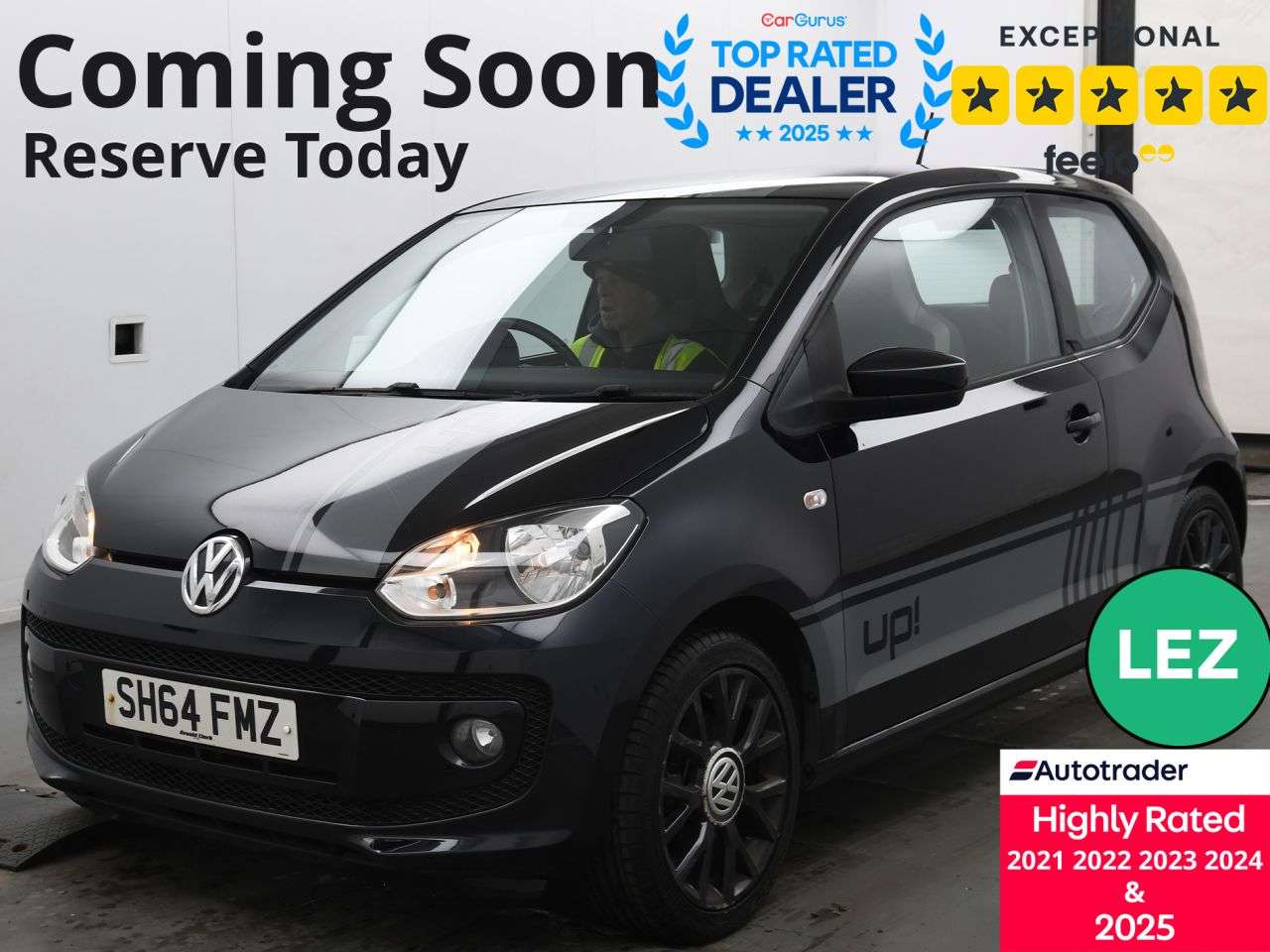 A 2014 VOLKSWAGEN UP! 1.0 Rock up! Hatchback 3dr Petrol Manual Euro 5 (75 ps) Part Exchange Welco A 2014 VOLKSWAGEN UP! 1.0 Rock up! Hatchback 3dr Petrol Manual Euro 5 (75 ps) Part Exchange Welco