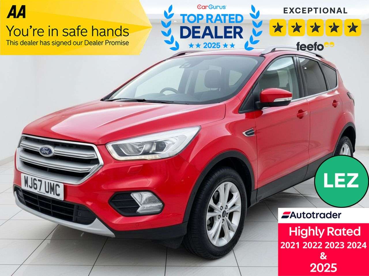 A 2017 FORD KUGA 1.5 TDCi Titanium SUV 5dr Diesel Manual Euro 6 (s/s) (120 ps) Part Exchange A 2017 FORD KUGA 1.5 TDCi Titanium SUV 5dr Diesel Manual Euro 6 (s/s) (120 ps) Part Exchange