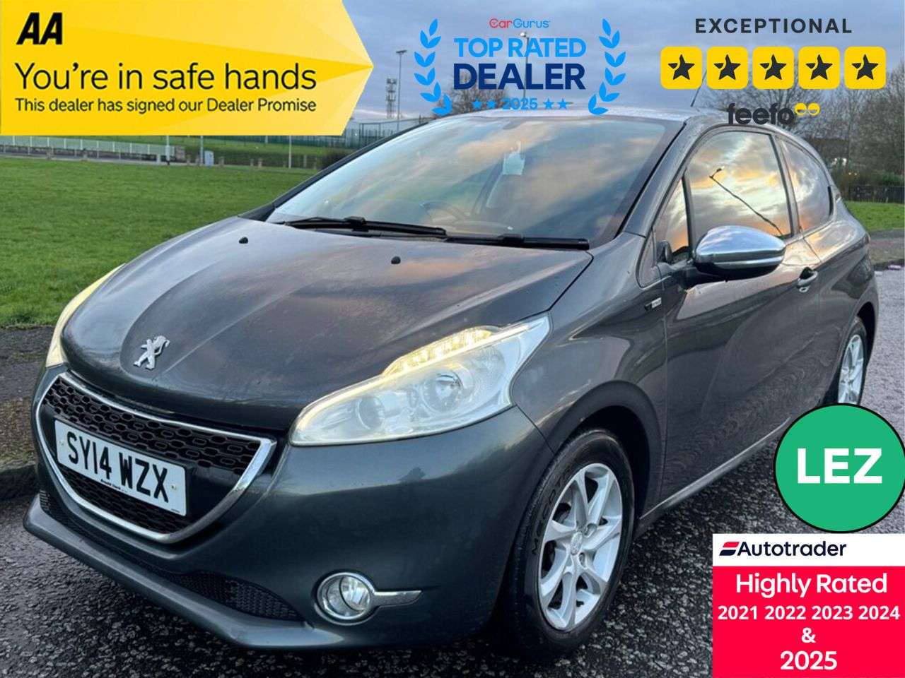 A 2014 PEUGEOT 208 1.2 VTi Style Hatchback 3dr Petrol Manual Euro 5 (82 ps) Panoramic Glass Ro A 2014 PEUGEOT 208 1.2 VTi Style Hatchback 3dr Petrol Manual Euro 5 (82 ps) Panoramic Glass Ro