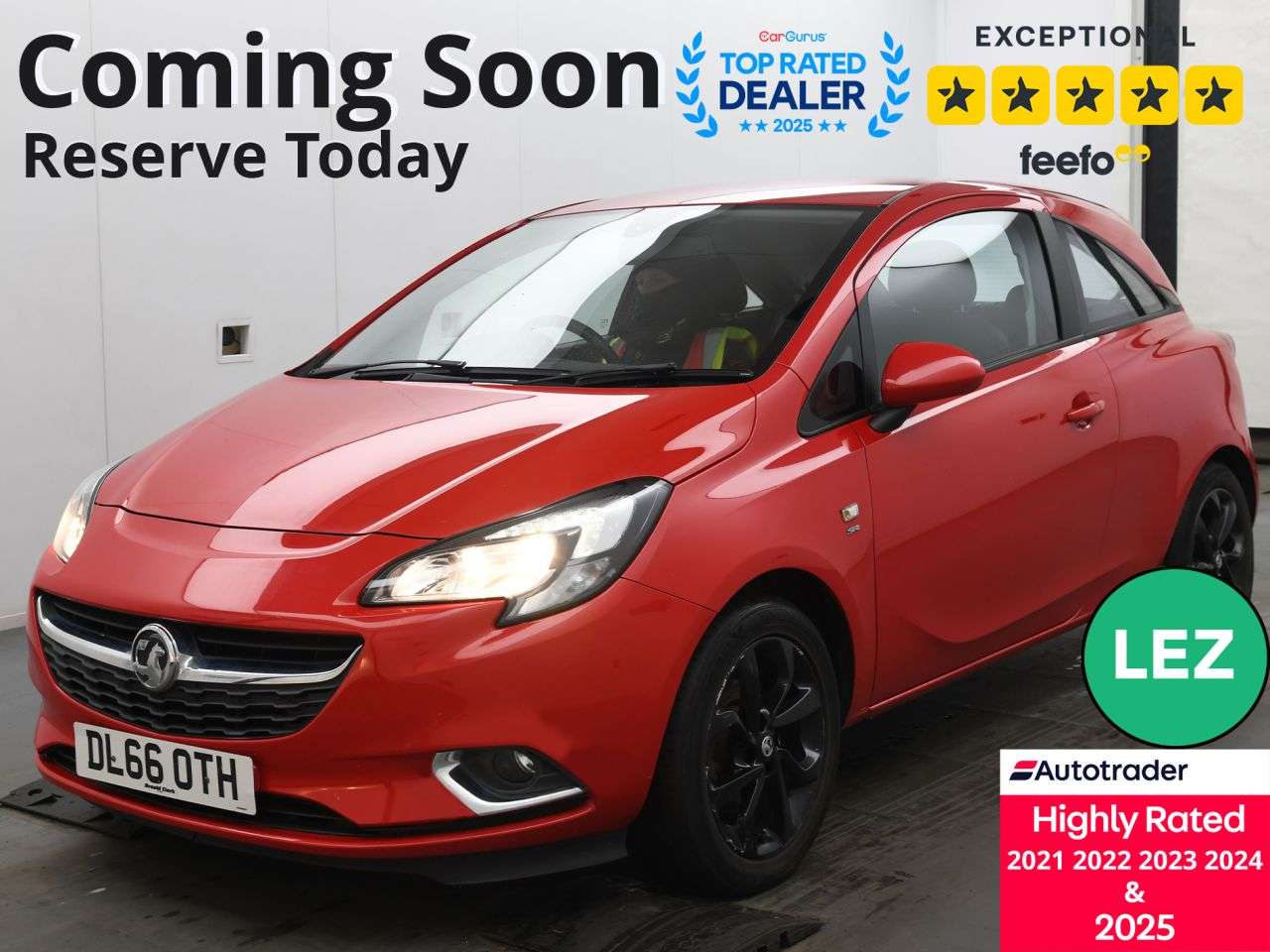 A 2016 VAUXHALL CORSA 1.0i Turbo ecoFLEX SRi Hatchback 3dr Petrol Manual Euro 6 (s/s) (90 ps) Par A 2016 VAUXHALL CORSA 1.0i Turbo ecoFLEX SRi Hatchback 3dr Petrol Manual Euro 6 (s/s) (90 ps) Par