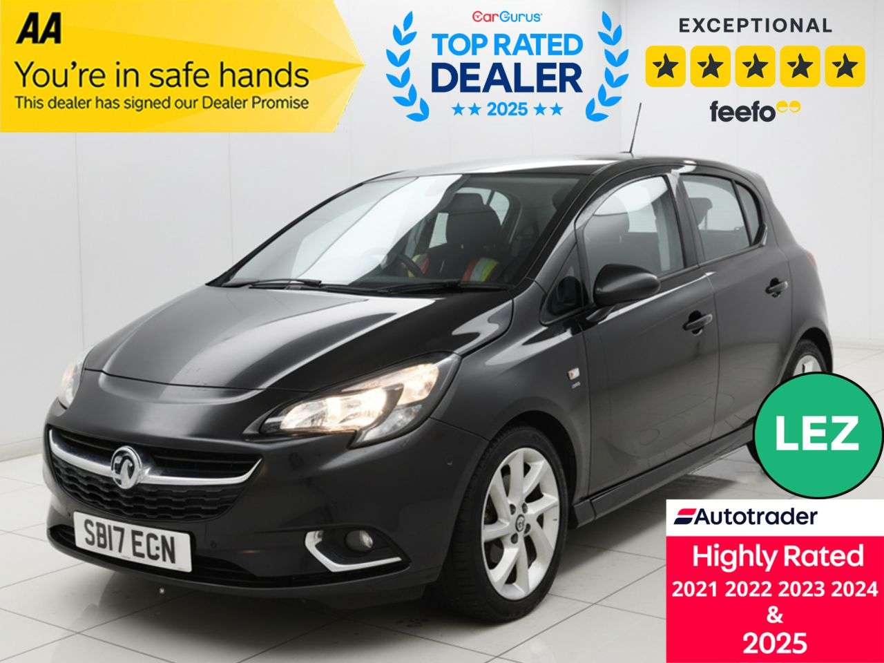 A 2017 VAUXHALL CORSA 1.4i ecoFLEX SRi VX Line Hatchback 5dr Petrol Manual Euro 6 (90 ps) Part Ex A 2017 VAUXHALL CORSA 1.4i ecoFLEX SRi VX Line Hatchback 5dr Petrol Manual Euro 6 (90 ps) Part Ex