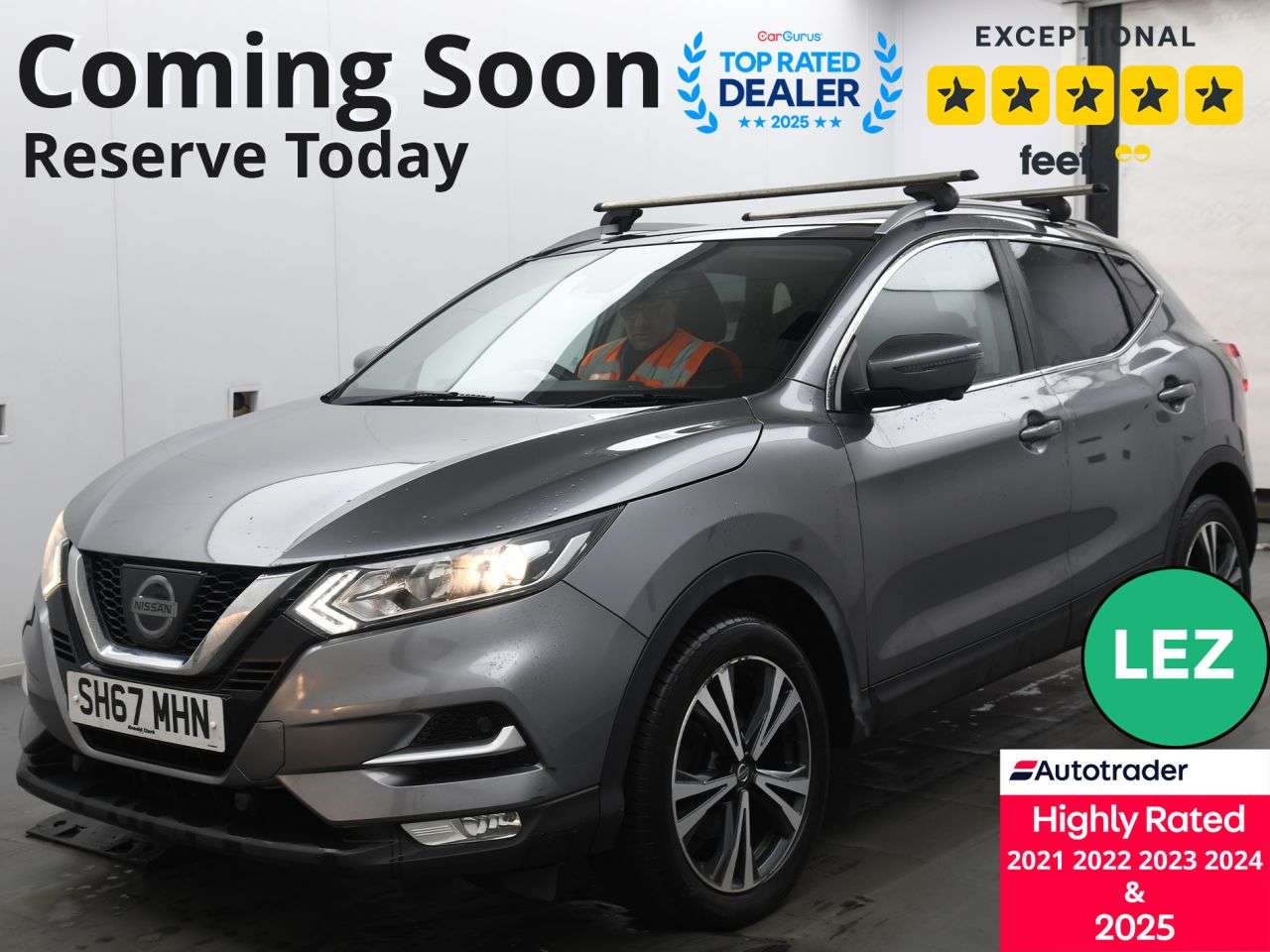 A 2017 NISSAN QASHQAI 1.5 dCi N-Connecta SUV 5dr Diesel Manual Euro 6 (s/s) (110 ps) Part Ex Welc A 2017 NISSAN QASHQAI 1.5 dCi N-Connecta SUV 5dr Diesel Manual Euro 6 (s/s) (110 ps) Part Ex Welc