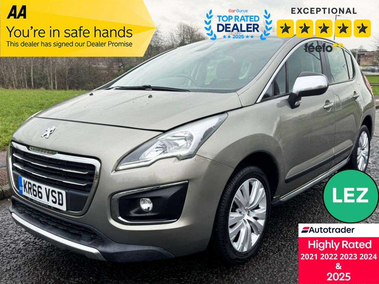 A 2016 PEUGEOT 3008 1.6 BlueHDi Active SUV 5dr Diesel Manual Euro 6 (s/s) (120 ps) Part Ex Welc A 2016 PEUGEOT 3008 1.6 BlueHDi Active SUV 5dr Diesel Manual Euro 6 (s/s) (120 ps) Part Ex Welc