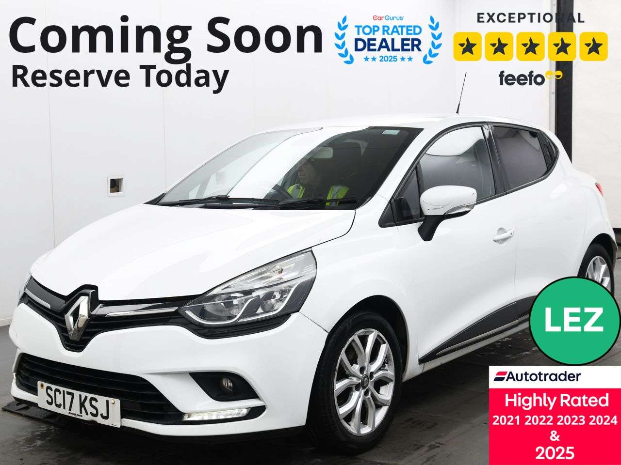 A 2017 RENAULT CLIO 1.2 16V Dynamique Nav Hatchback 5dr Petrol Manual Euro 6 (75 ps) Part Ex We A 2017 RENAULT CLIO 1.2 16V Dynamique Nav Hatchback 5dr Petrol Manual Euro 6 (75 ps) Part Ex We
