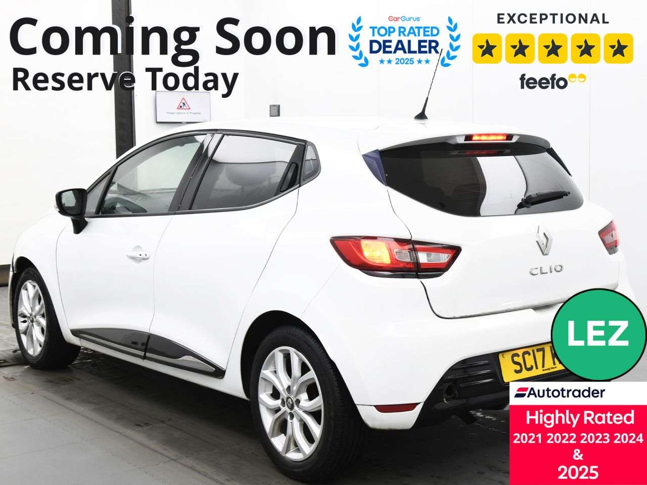 A 2017 RENAULT CLIO 1.2 16V Dynamique Nav Hatchback 5dr Petrol Manual Euro 6 (75 ps) Part Ex We A 2017 RENAULT CLIO 1.2 16V Dynamique Nav Hatchback 5dr Petrol Manual Euro 6 (75 ps) Part Ex We