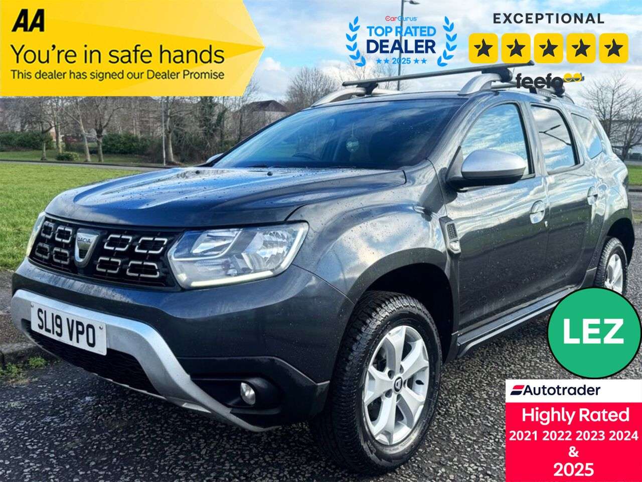 A 2019 DACIA DUSTER 1.5 Blue dCi Comfort SUV 5dr Diesel Manual Euro 6 (s/s) (115 ps) Part Ex We A 2019 DACIA DUSTER 1.5 Blue dCi Comfort SUV 5dr Diesel Manual Euro 6 (s/s) (115 ps) Part Ex We
