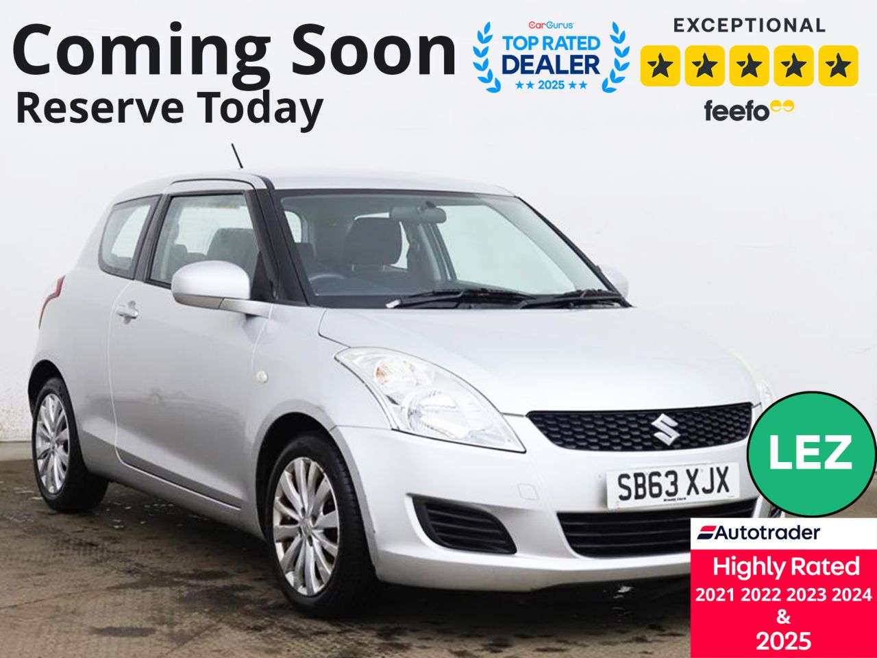 A 2013 SUZUKI SWIFT 1.2 SZ3 Hatchback 3dr Petrol Manual Euro 5 (94 ps) Part Ex Welcome A 2013 SUZUKI SWIFT 1.2 SZ3 Hatchback 3dr Petrol Manual Euro 5 (94 ps) Part Ex Welcome