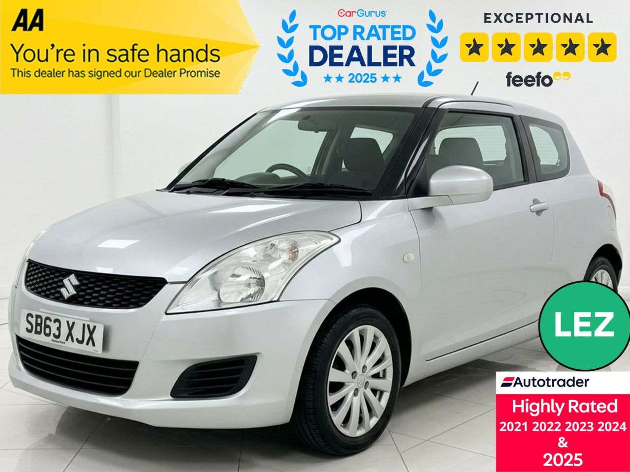 A 2013 SUZUKI SWIFT 1.2 SZ3 Hatchback 3dr Petrol Manual Euro 5 (94 ps) Part Ex Welcome A 2013 SUZUKI SWIFT 1.2 SZ3 Hatchback 3dr Petrol Manual Euro 5 (94 ps) Part Ex Welcome