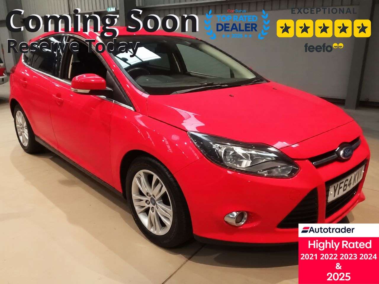 A 2014 FORD FOCUS 1.6 TDCi Titanium Navigator Hatchback 5dr Diesel Manual Euro 5 (s/s) (115 p A 2014 FORD FOCUS 1.6 TDCi Titanium Navigator Hatchback 5dr Diesel Manual Euro 5 (s/s) (115 p