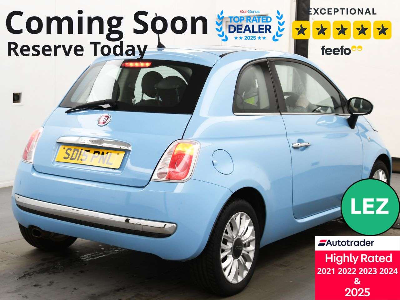 A 2015 FIAT 500 1.2 Lounge Hatchback 3dr Petrol Manual Euro 6 (s/s) (69 bhp) Part Exchange A 2015 FIAT 500 1.2 Lounge Hatchback 3dr Petrol Manual Euro 6 (s/s) (69 bhp) Part Exchange