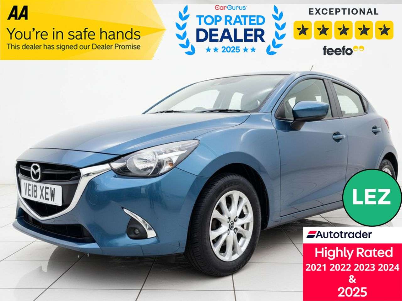 A 2018 MAZDA MAZDA2 1.5 SKYACTIV-G SE-L Nav+ Hatchback 5dr Petrol Manual Euro 6 (s/s) (90 ps) P A 2018 MAZDA MAZDA2 1.5 SKYACTIV-G SE-L Nav+ Hatchback 5dr Petrol Manual Euro 6 (s/s) (90 ps) P