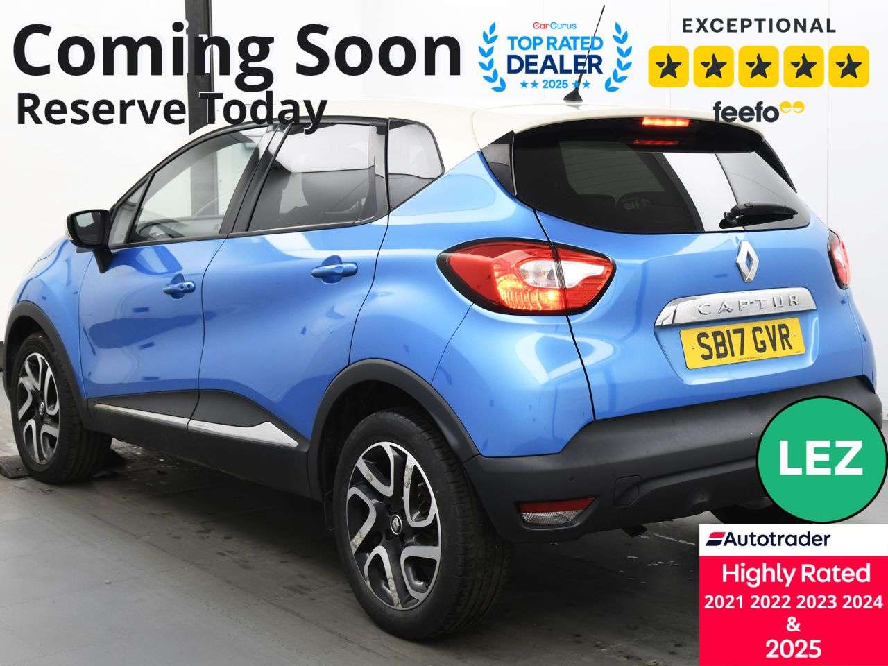 A 2017 RENAULT CAPTUR 0.9 TCe ENERGY Dynamique S Nav SUV 5dr Petrol Manual Euro 6 (s/s) (90 ps) P A 2017 RENAULT CAPTUR 0.9 TCe ENERGY Dynamique S Nav SUV 5dr Petrol Manual Euro 6 (s/s) (90 ps) P