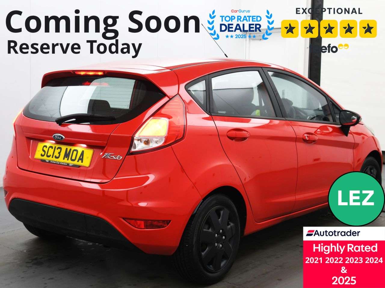 A 2013 FORD FIESTA 1.25 Style Hatchback 5dr Petrol Manual Euro 5 (60 ps) P/X Welcome - Ideal F A 2013 FORD FIESTA 1.25 Style Hatchback 5dr Petrol Manual Euro 5 (60 ps) P/X Welcome - Ideal F