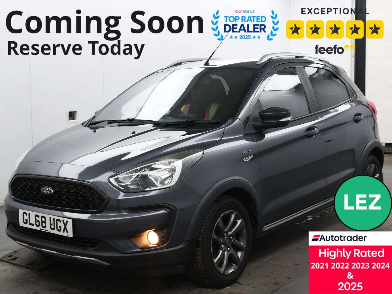 A 2018 FORD KA+ 1.2 Ti-VCT Active Hatchback 5dr Petrol Manual Euro 6 (s/s) (85 ps) Part Exc A 2018 FORD KA+ 1.2 Ti-VCT Active Hatchback 5dr Petrol Manual Euro 6 (s/s) (85 ps) Part Exc