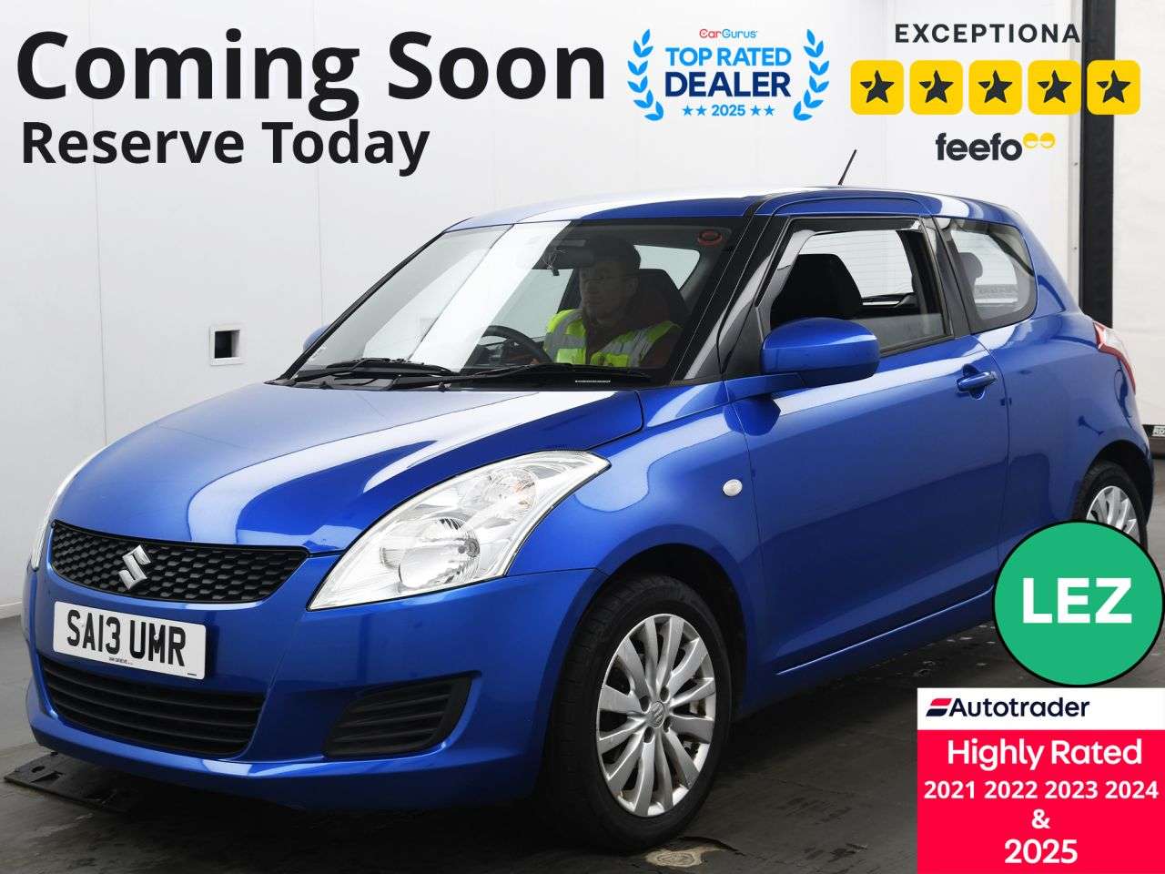A 2013 SUZUKI SWIFT 1.2 SZ3 Hatchback 3dr Petrol Manual Euro 5 (94 ps) Part Exchange Welcome A 2013 SUZUKI SWIFT 1.2 SZ3 Hatchback 3dr Petrol Manual Euro 5 (94 ps) Part Exchange Welcome