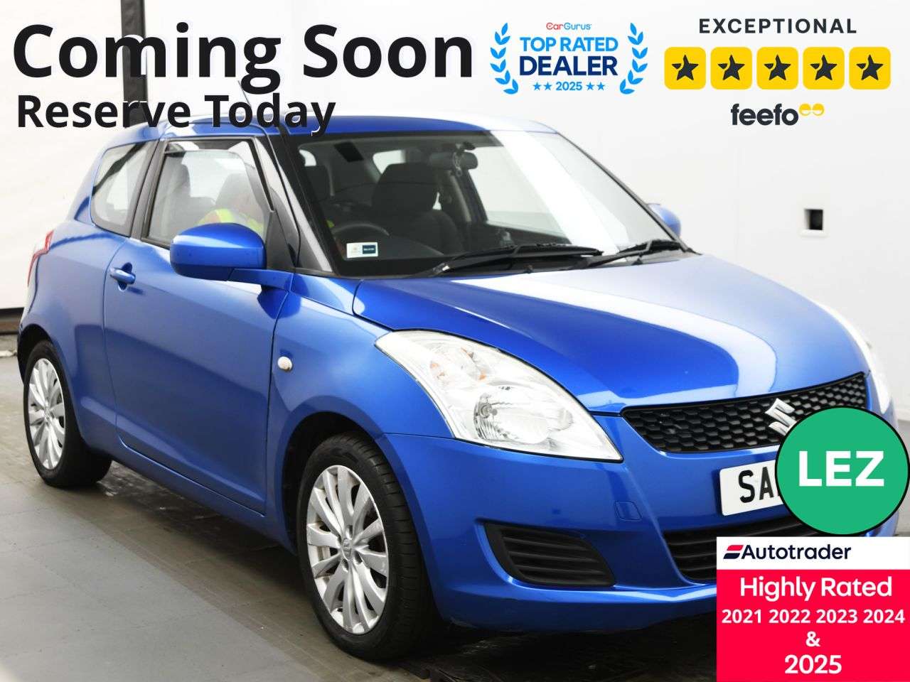 A 2013 SUZUKI SWIFT 1.2 SZ3 Hatchback 3dr Petrol Manual Euro 5 (94 ps) Part Exchange Welcome A 2013 SUZUKI SWIFT 1.2 SZ3 Hatchback 3dr Petrol Manual Euro 5 (94 ps) Part Exchange Welcome