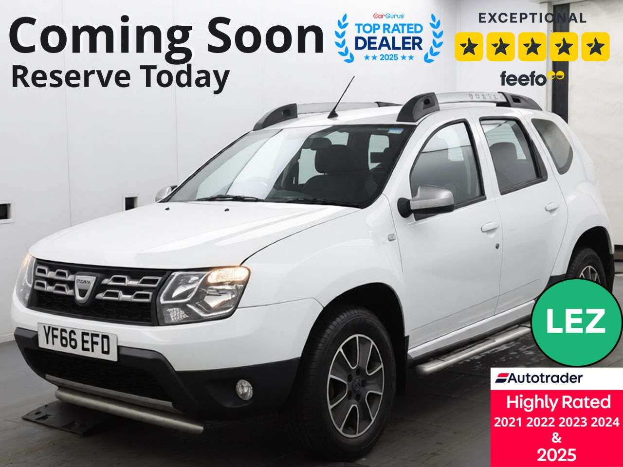 A 2016 DACIA DUSTER 1.5 dCi Prestige SUV 5dr Diesel Manual Euro 6 (s/s) (110 ps) Part Ex Welcom A 2016 DACIA DUSTER 1.5 dCi Prestige SUV 5dr Diesel Manual Euro 6 (s/s) (110 ps) Part Ex Welcom
