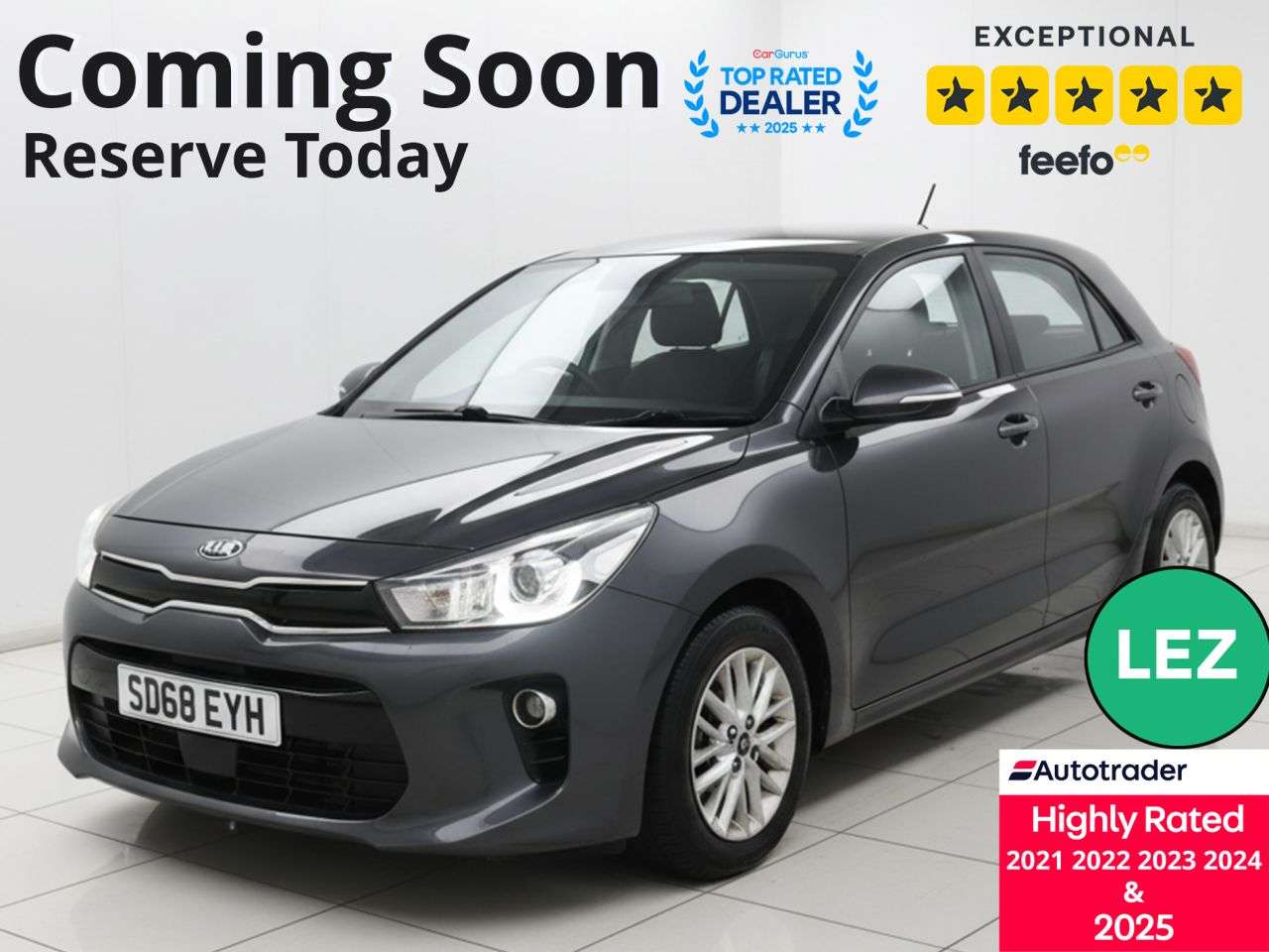 A 2018 KIA RIO 1.25 2 Hatchback 5dr Petrol Manual Euro 6 (s/s) (83 bhp) Part Ex Welcome A 2018 KIA RIO 1.25 2 Hatchback 5dr Petrol Manual Euro 6 (s/s) (83 bhp) Part Ex Welcome
