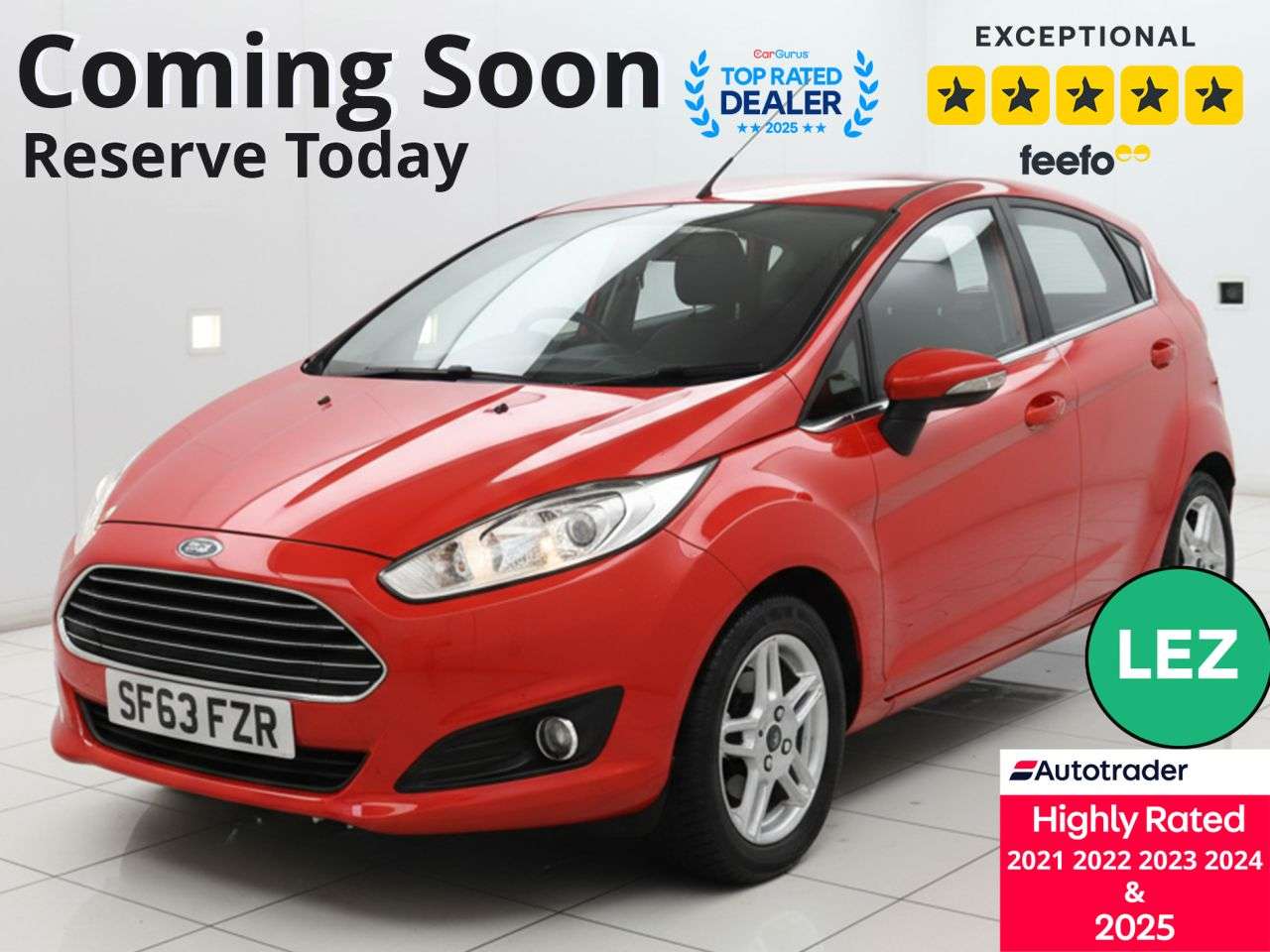 A 2013 FORD FIESTA 1.25 Zetec Hatchback 5dr Petrol Manual Euro 5 (82 ps) Part Ex Welcome A 2013 FORD FIESTA 1.25 Zetec Hatchback 5dr Petrol Manual Euro 5 (82 ps) Part Ex Welcome