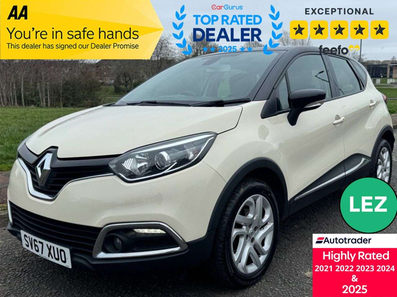 A 2017 RENAULT CAPTUR 1.5 dCi ENERGY Dynamique Nav SUV 5dr Diesel Manual Euro 6 (s/s) (90 ps) Par A 2017 RENAULT CAPTUR 1.5 dCi ENERGY Dynamique Nav SUV 5dr Diesel Manual Euro 6 (s/s) (90 ps) Par
