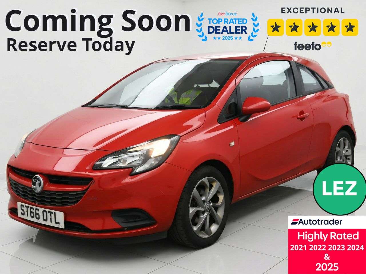 A 2016 VAUXHALL CORSA 1.4i ecoFLEX Sting Hatchback 3dr Petrol Manual Euro 6 (75 ps) Part Ex Welco A 2016 VAUXHALL CORSA 1.4i ecoFLEX Sting Hatchback 3dr Petrol Manual Euro 6 (75 ps) Part Ex Welco