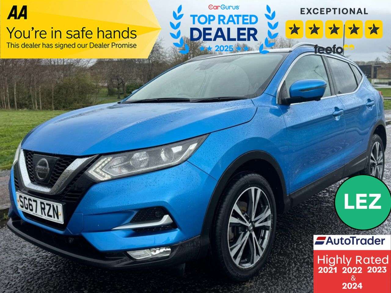 A 2017 NISSAN QASHQAI 1.5 dCi N-Connecta SUV 5dr Diesel Manual Euro 6 (s/s) (110 ps) Part Ex Welc A 2017 NISSAN QASHQAI 1.5 dCi N-Connecta SUV 5dr Diesel Manual Euro 6 (s/s) (110 ps) Part Ex Welc