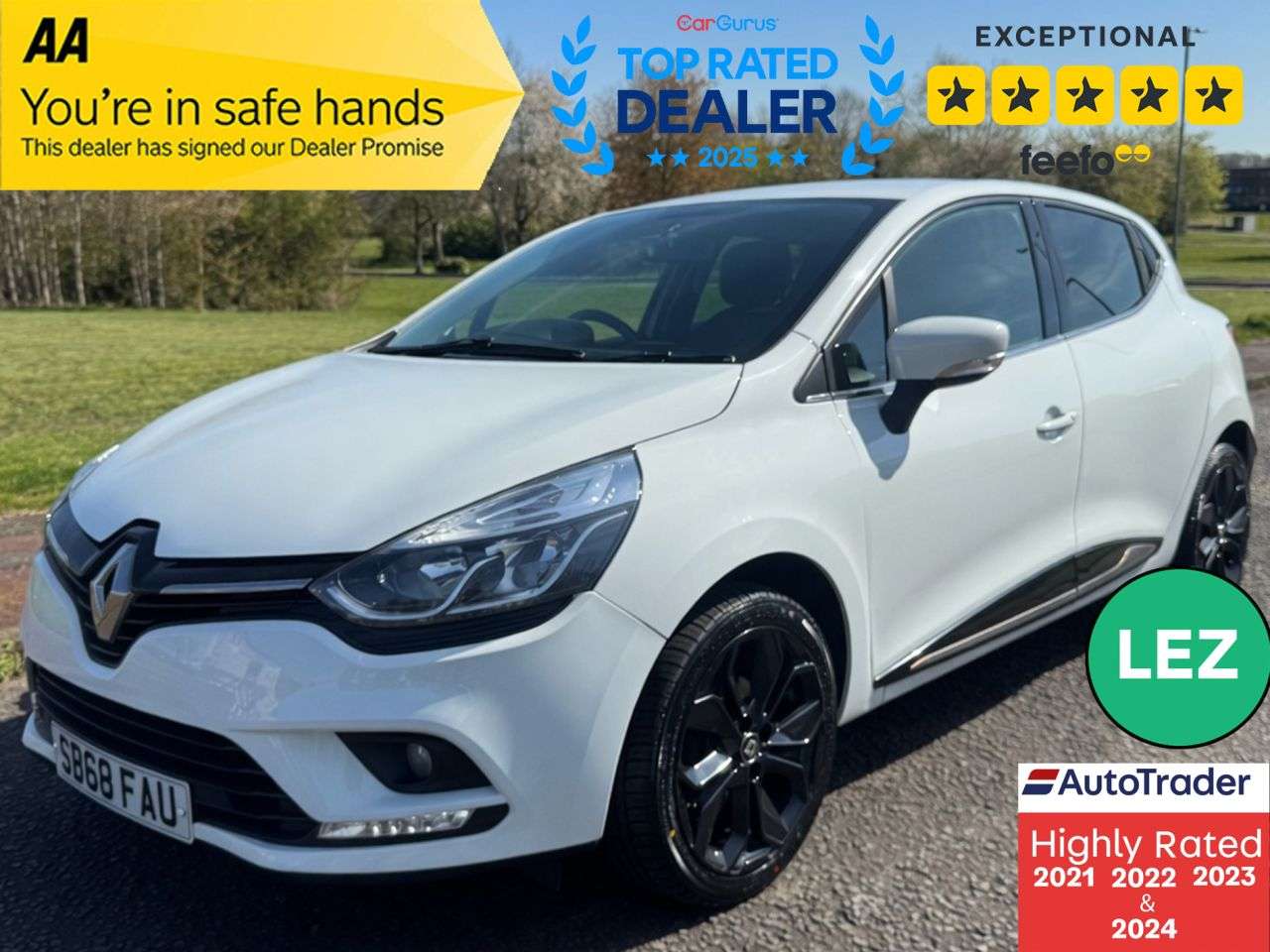 A 2018 RENAULT CLIO 1.5 dCi Iconic Hatchback 5dr Diesel Manual Euro 6 (s/s) (90 ps) Part Exchan A 2018 RENAULT CLIO 1.5 dCi Iconic Hatchback 5dr Diesel Manual Euro 6 (s/s) (90 ps) Part Exchan