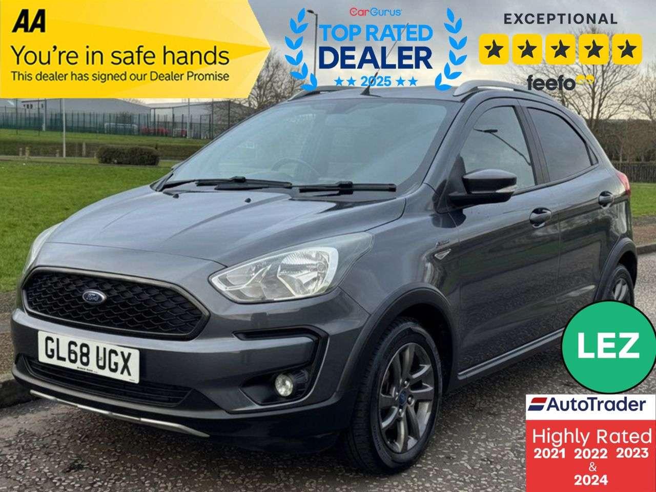 A 2018 FORD KA+ 1.2 Ti-VCT Active Hatchback 5dr Petrol Manual Euro 6 (s/s) (85 ps) Part Ex A 2018 FORD KA+ 1.2 Ti-VCT Active Hatchback 5dr Petrol Manual Euro 6 (s/s) (85 ps) Part Ex